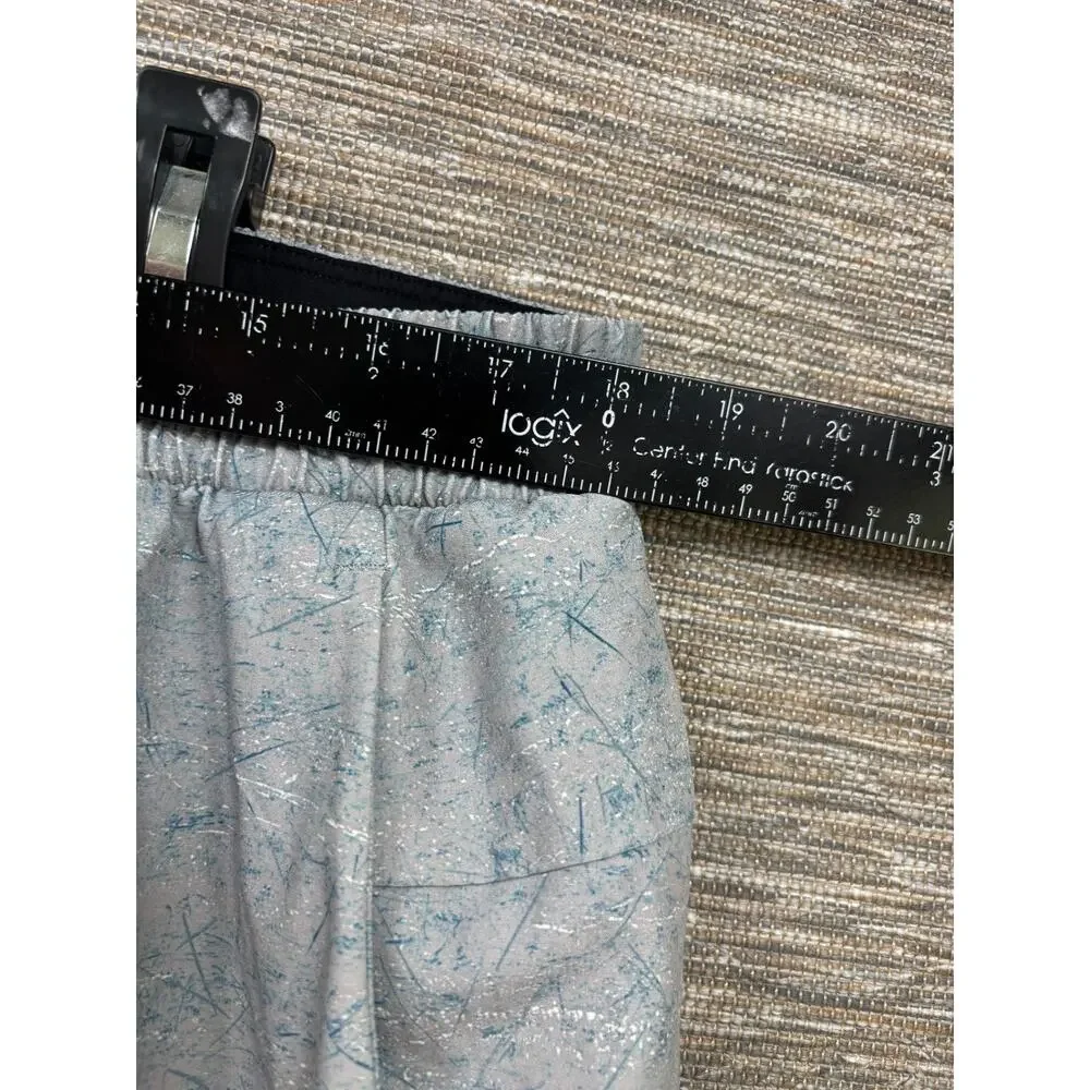 Lululemon Channel Cross Swim Shorts Mens Size XXL Blue Abstract Trunks LM7AF7S